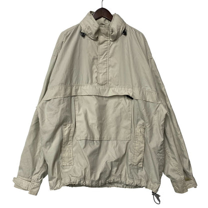 【中古品】【メンズ】 OLD GAP オールドギャップ HALF ZIP NYLON JACKET ハーフ ジップ ナイロン ジャケット アウター 長袖 146-261004-sm-14-izu サイズ：XXL カラー：アイボリー 万代Net店