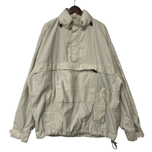 【中古品】【メンズ】 OLD GAP オールドギャップ HALF ZIP NYLON JACKET ハーフ ジップ ナイロン ジャケット アウター 長袖 146-261004-sm-14-izu サイズ：XXL カラー：アイボリー 万代Net店