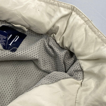 【中古品】【メンズ】 OLD GAP オールドギャップ HALF ZIP NYLON JACKET ハーフ ジップ ナイロン ジャケット アウター 長袖 146-261004-sm-14-izu サイズ：XXL カラー：アイボリー 万代Net店