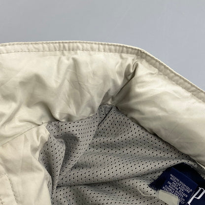 【中古品】【メンズ】 OLD GAP オールドギャップ HALF ZIP NYLON JACKET ハーフ ジップ ナイロン ジャケット アウター 長袖 146-261004-sm-14-izu サイズ：XXL カラー：アイボリー 万代Net店