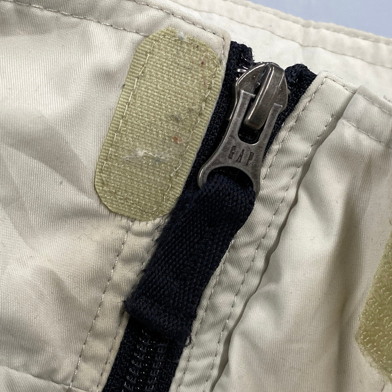 【中古品】【メンズ】 OLD GAP オールドギャップ HALF ZIP NYLON JACKET ハーフ ジップ ナイロン ジャケット アウター 長袖 146-261004-sm-14-izu サイズ：XXL カラー：アイボリー 万代Net店