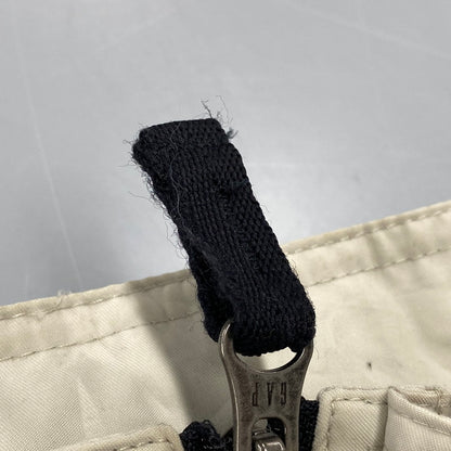 【中古品】【メンズ】 OLD GAP オールドギャップ HALF ZIP NYLON JACKET ハーフ ジップ ナイロン ジャケット アウター 長袖 146-261004-sm-14-izu サイズ：XXL カラー：アイボリー 万代Net店