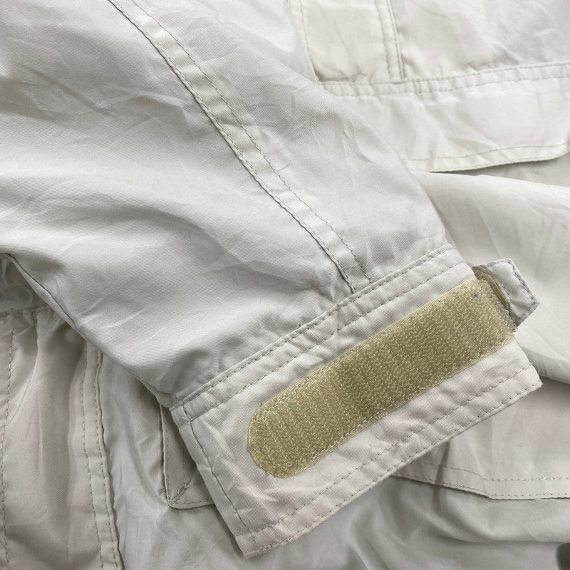 【中古品】【メンズ】 OLD GAP オールドギャップ HALF ZIP NYLON JACKET ハーフ ジップ ナイロン ジャケット アウター 長袖 146-261004-sm-14-izu サイズ：XXL カラー：アイボリー 万代Net店