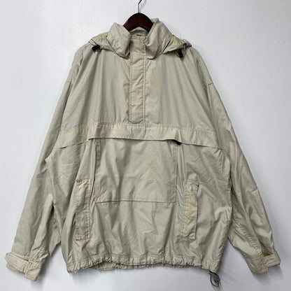 【中古品】【メンズ】 OLD GAP オールドギャップ HALF ZIP NYLON JACKET ハーフ ジップ ナイロン ジャケット アウター 長袖 146-261004-sm-14-izu サイズ：XXL カラー：アイボリー 万代Net店