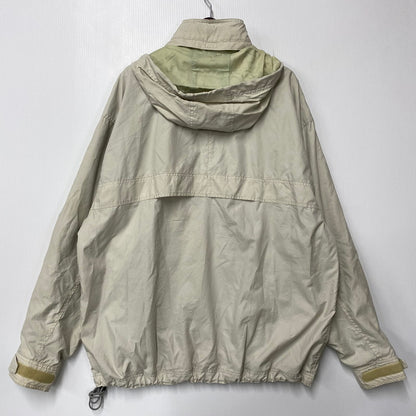 【中古品】【メンズ】 OLD GAP オールドギャップ HALF ZIP NYLON JACKET ハーフ ジップ ナイロン ジャケット アウター 長袖 146-261004-sm-14-izu サイズ：XXL カラー：アイボリー 万代Net店