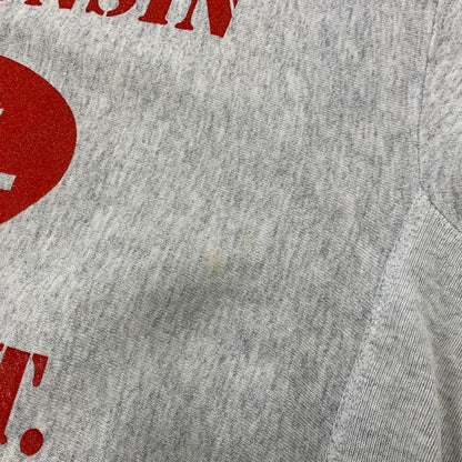 【現状渡し品】【メンズ】 LEE リー WISCONSIN SWEATSHIRT ウィスコンシン スウェットシャツ 146-261004-sm-11-izu サイズ：L カラー：グレー 万代Net店