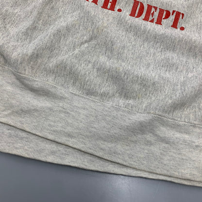 【現状渡し品】【メンズ】 LEE リー WISCONSIN SWEATSHIRT ウィスコンシン スウェットシャツ 146-261004-sm-11-izu サイズ：L カラー：グレー 万代Net店