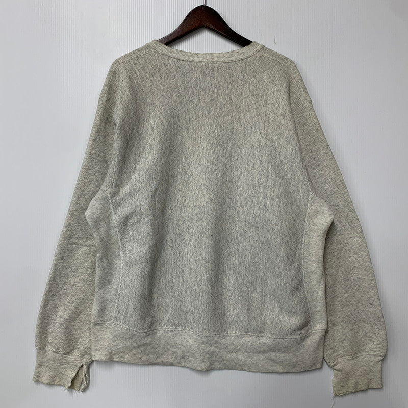 【現状渡し品】【メンズ】 LEE リー WISCONSIN SWEATSHIRT ウィスコンシン スウェットシャツ 146-261004-sm-11-izu サイズ：L カラー：グレー 万代Net店