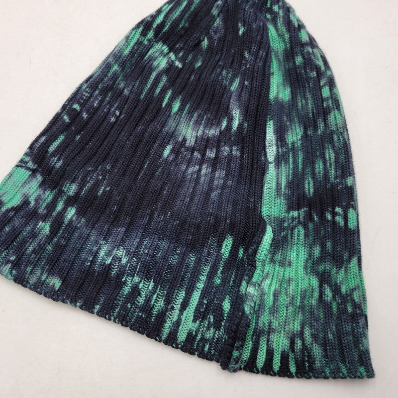 【中古品】【メンズ/レディース】 SUPREME シュプリーム OVERDYED BEANIE オーバーダイ ビーニー 帽子 185-261006-cs-14-izu サイズ：ONESIZE カラー：SPLATTER GREEN 万代Net店