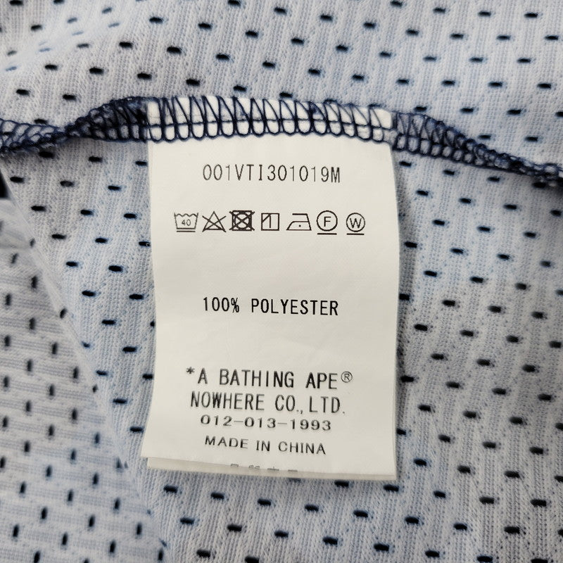 【中古品】【メンズ】 A BATHING APE アベイシングエイプ COLOR CAMO BASKETBALL TANK TOP 001VTI301019M カラーカモ バスケットボール タンクトップ 142-261004-as-02-izu サイズ：L カラー：ブルー系 万代Net店