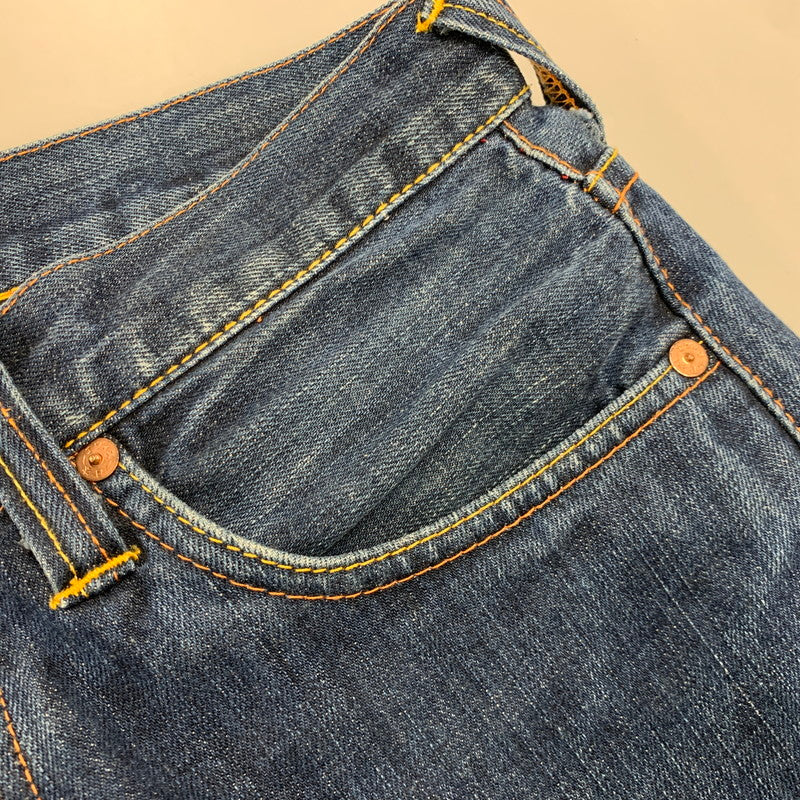 【中古品】【メンズ】 EVISU エヴィス NO.3 BIG KAMOME ビッグカモメ デニムパンツ 156-261009-sm-08-izu サイズ：31×35 カラー：インディゴ 万代Net店