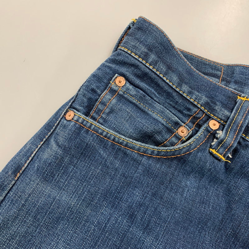 【中古品】【メンズ】 EVISU エヴィス NO.3 BIG KAMOME ビッグカモメ デニムパンツ 156-261009-sm-08-izu サイズ：31×35 カラー：インディゴ 万代Net店
