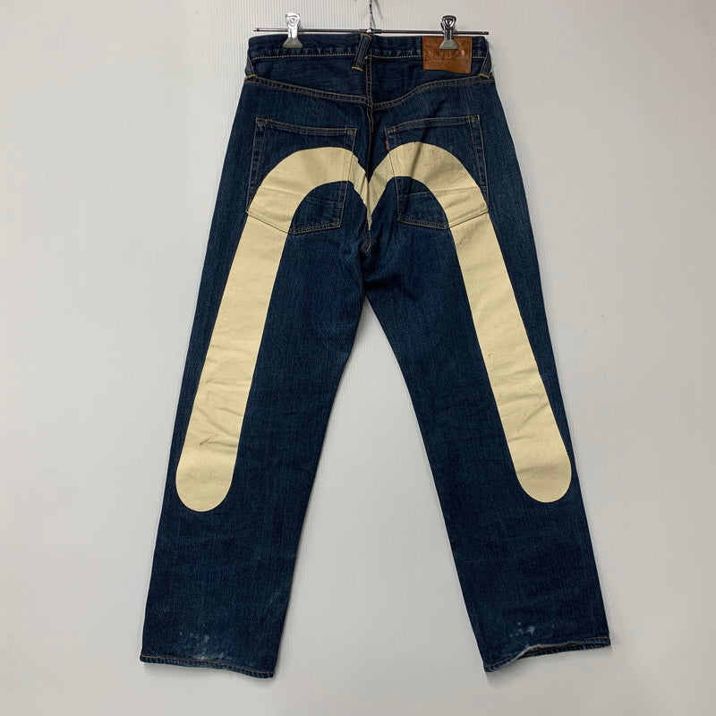 【中古品】【メンズ】 EVISU エヴィス NO.3 BIG KAMOME ビッグカモメ デニムパンツ 156-261009-sm-08-izu サイズ：31×35 カラー：インディゴ 万代Net店