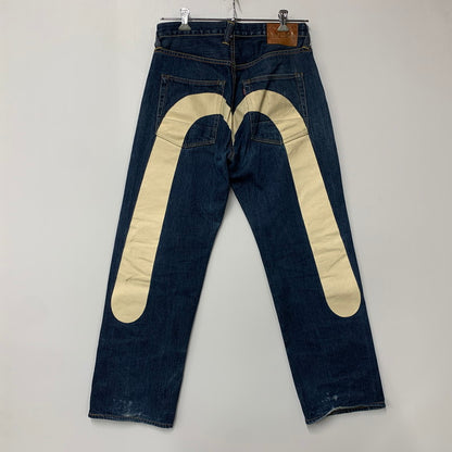 【中古品】【メンズ】 EVISU エヴィス NO.3 BIG KAMOME ビッグカモメ デニムパンツ 156-261009-sm-08-izu サイズ：31×35 カラー：インディゴ 万代Net店