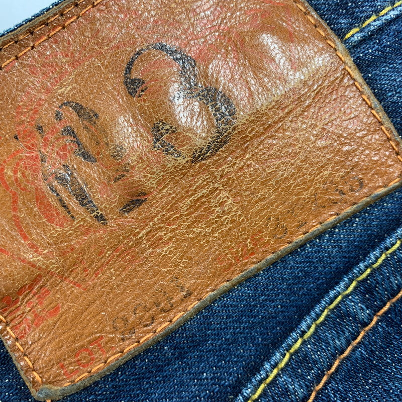 【中古品】【メンズ】 EVISU エヴィス NO.3 BIG KAMOME ビッグカモメ デニムパンツ 156-261009-sm-08-izu サイズ：31×35 カラー：インディゴ 万代Net店