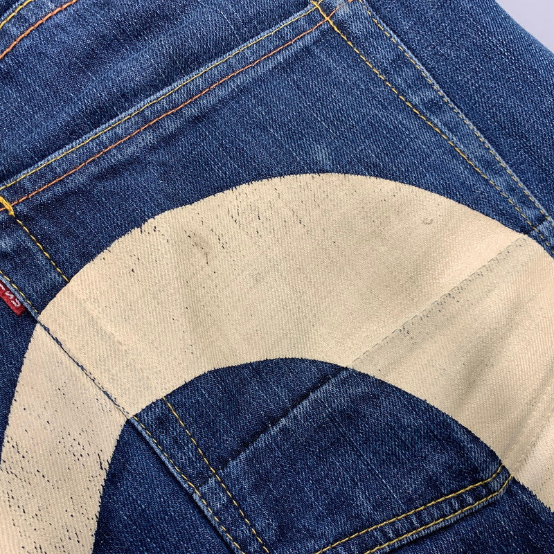 【中古品】【メンズ】 EVISU エヴィス NO.3 BIG KAMOME ビッグカモメ デニムパンツ 156-261009-sm-08-izu サイズ：31×35 カラー：インディゴ 万代Net店