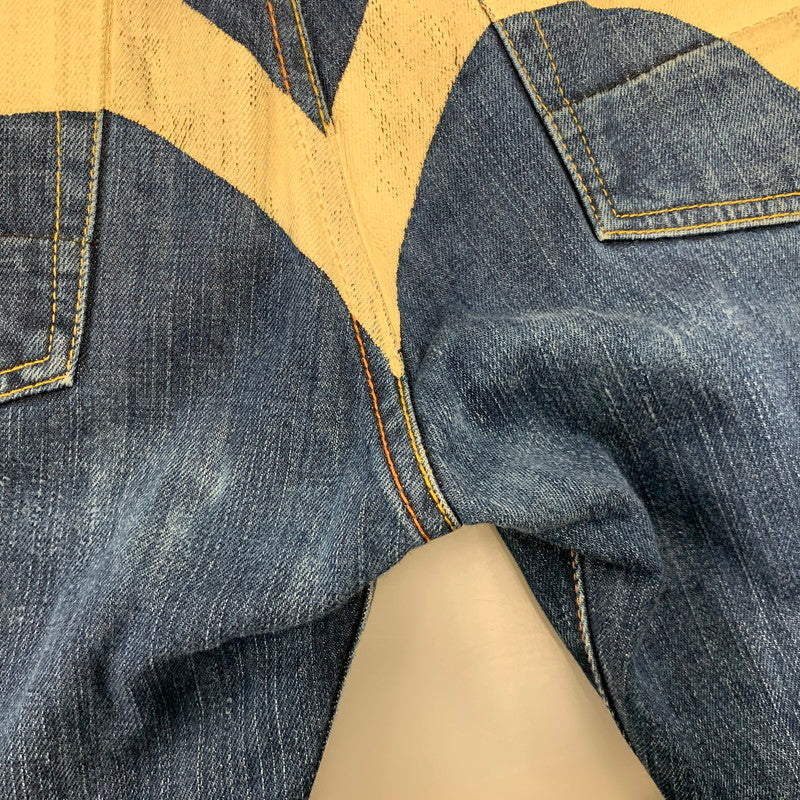 【中古品】【メンズ】 EVISU エヴィス NO.3 BIG KAMOME ビッグカモメ デニムパンツ 156-261009-sm-08-izu サイズ：31×35 カラー：インディゴ 万代Net店