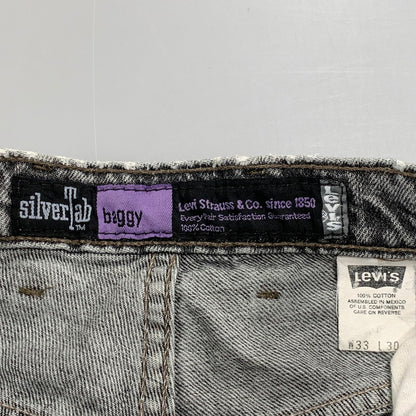 【中古品】【メンズ】 LEVI'S リーバイス 40561-0856 刻印348 TUCK BAGGY DENIM PANTS タックバギーデニムパンツ 157-261009-sm-10-izu サイズ：33×30 カラー：グレー 万代Net店