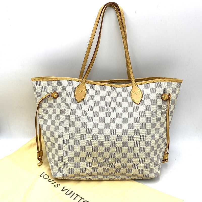 【中古品】【メンズ/レディース】 LOUIS VUITTON ルイ・ヴィトン N41361 ネヴァーフル MM バッグ 鞄 カバン 179-261006-ya-16-izu カラー：ホワイト×グレー 万代Net店