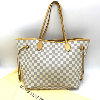【中古品】【メンズ/レディース】 LOUIS VUITTON ルイ・ヴィトン N41361 ネヴァーフル MM バッグ 鞄 カバン 179-261006-ya-16-izu カラー：ホワイト×グレー 万代Net店