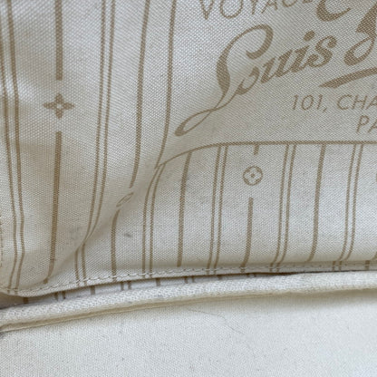 【中古品】【メンズ/レディース】 LOUIS VUITTON ルイ・ヴィトン N41361 ネヴァーフル MM バッグ 鞄 カバン 179-261006-ya-16-izu カラー：ホワイト×グレー 万代Net店