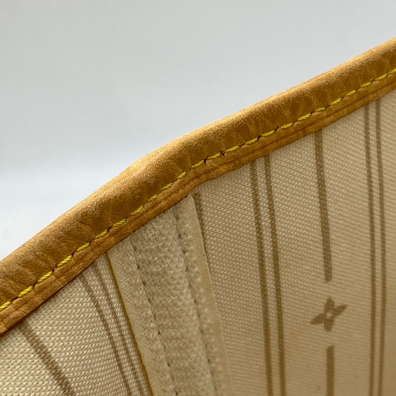 【中古品】【メンズ/レディース】 LOUIS VUITTON ルイ・ヴィトン N41361 ネヴァーフル MM バッグ 鞄 カバン 179-261006-ya-16-izu カラー：ホワイト×グレー 万代Net店