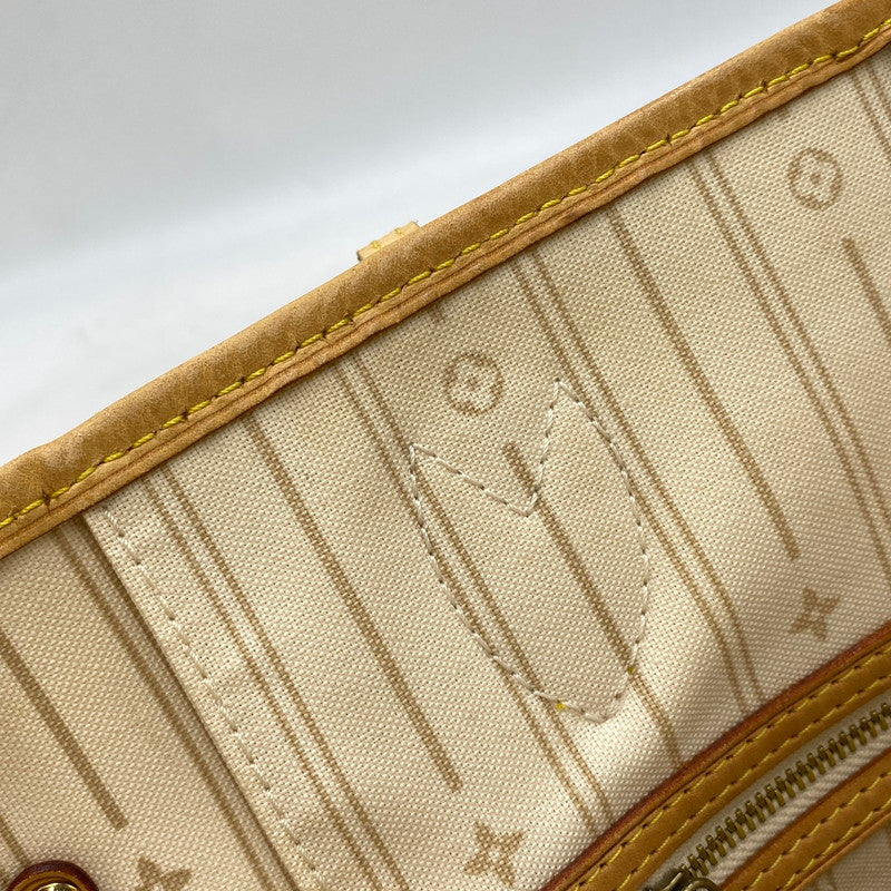 【中古品】【メンズ/レディース】 LOUIS VUITTON ルイ・ヴィトン N41361 ネヴァーフル MM バッグ 鞄 カバン 179-261006-ya-16-izu カラー：ホワイト×グレー 万代Net店
