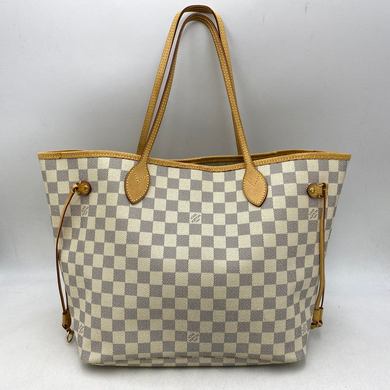 【中古品】【メンズ/レディース】 LOUIS VUITTON ルイ・ヴィトン N41361 ネヴァーフル MM バッグ 鞄 カバン 179-261006-ya-16-izu カラー：ホワイト×グレー 万代Net店