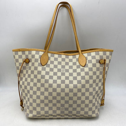 【中古品】【メンズ/レディース】 LOUIS VUITTON ルイ・ヴィトン N41361 ネヴァーフル MM バッグ 鞄 カバン 179-261006-ya-16-izu カラー：ホワイト×グレー 万代Net店