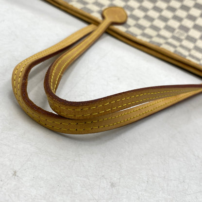 【中古品】【メンズ/レディース】 LOUIS VUITTON ルイ・ヴィトン N41361 ネヴァーフル MM バッグ 鞄 カバン 179-261006-ya-16-izu カラー：ホワイト×グレー 万代Net店