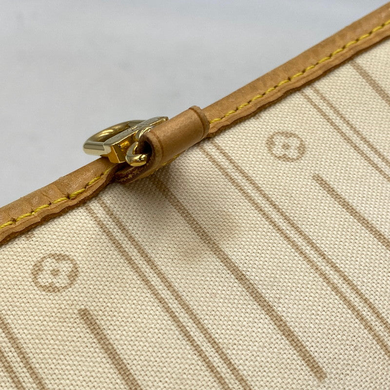 【中古品】【メンズ/レディース】 LOUIS VUITTON ルイ・ヴィトン N41361 ネヴァーフル MM バッグ 鞄 カバン 179-261006-ya-16-izu カラー：ホワイト×グレー 万代Net店