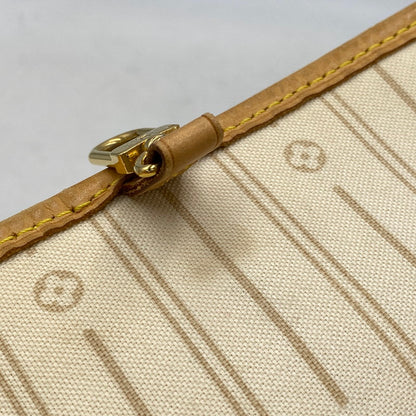 【中古品】【メンズ/レディース】 LOUIS VUITTON ルイ・ヴィトン N41361 ネヴァーフル MM バッグ 鞄 カバン 179-261006-ya-16-izu カラー：ホワイト×グレー 万代Net店