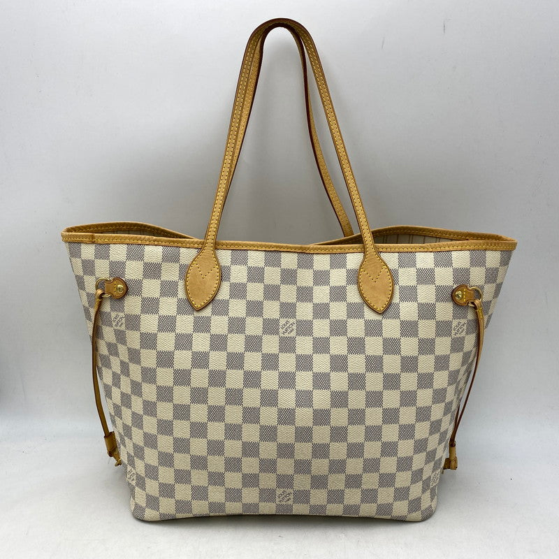 【中古品】【メンズ/レディース】 LOUIS VUITTON ルイ・ヴィトン N41361 ネヴァーフル MM バッグ 鞄 カバン 179-261006-ya-16-izu カラー：ホワイト×グレー 万代Net店