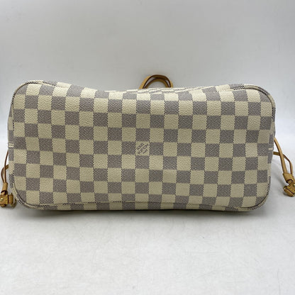 【中古品】【メンズ/レディース】 LOUIS VUITTON ルイ・ヴィトン N41361 ネヴァーフル MM バッグ 鞄 カバン 179-261006-ya-16-izu カラー：ホワイト×グレー 万代Net店
