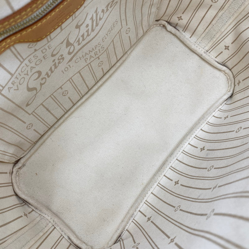 【中古品】【メンズ/レディース】 LOUIS VUITTON ルイ・ヴィトン N41361 ネヴァーフル MM バッグ 鞄 カバン 179-261006-ya-16-izu カラー：ホワイト×グレー 万代Net店