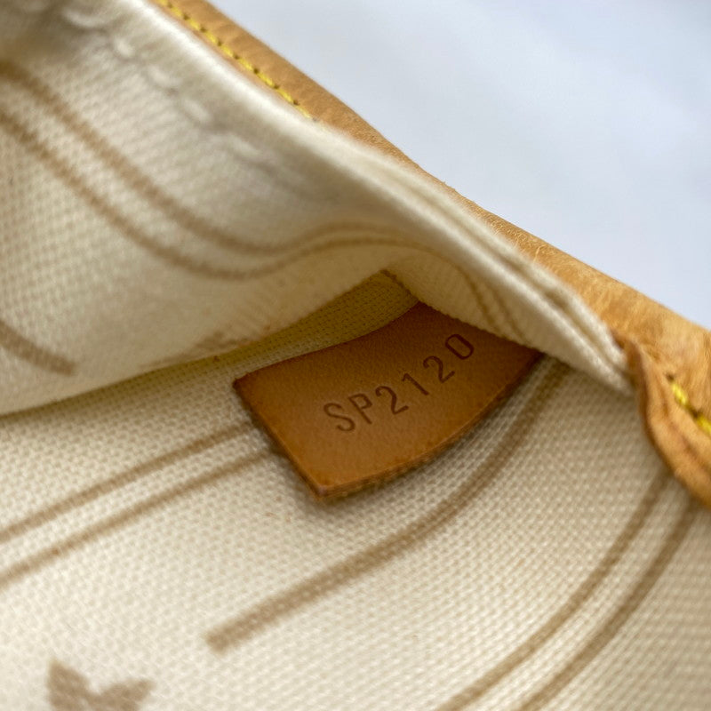【中古品】【メンズ/レディース】 LOUIS VUITTON ルイ・ヴィトン N41361 ネヴァーフル MM バッグ 鞄 カバン 179-261006-ya-16-izu カラー：ホワイト×グレー 万代Net店