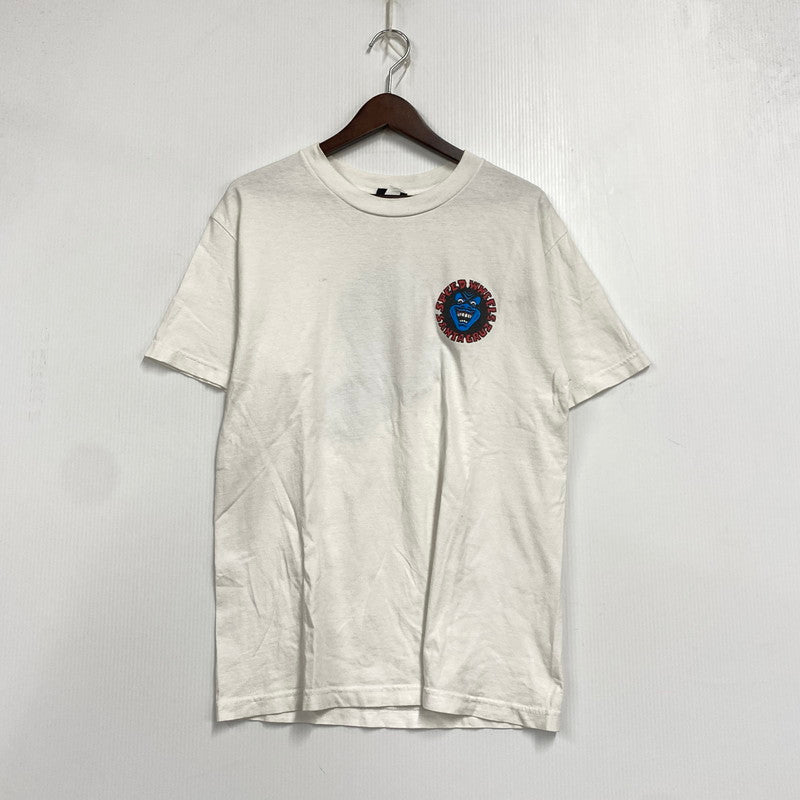 【中古品】【メンズ】 OLD SANTA CRUZ オールド サンタクルーズ NHSタグ 90-00S SS TEE ショートスリープ Tシャツ トップス 半袖 146-261003-ya-04-izu サイズ：M カラー：ホワイト 万代Net店