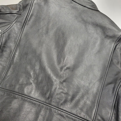 【中古品】【メンズ】 UNITED ARROWS GREEN LABEL RELAXING ユナイテッドアローズ グリーンレーベル リラクシング SC SOFT COW S- 3225-199-2228 ライダースジャケット 147-261008-as-11-izu サイズ：M カラー：ブラック 万代Net店