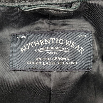 【中古品】【メンズ】 UNITED ARROWS GREEN LABEL RELAXING ユナイテッドアローズ グリーンレーベル リラクシング SC SOFT COW S- 3225-199-2228 ライダースジャケット 147-261008-as-11-izu サイズ：M カラー：ブラック 万代Net店