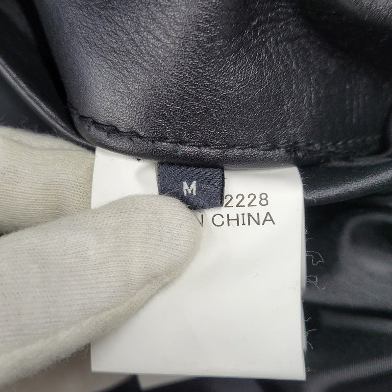 【中古品】【メンズ】 UNITED ARROWS GREEN LABEL RELAXING ユナイテッドアローズ グリーンレーベル リラクシング SC SOFT COW S- 3225-199-2228 ライダースジャケット 147-261008-as-11-izu サイズ：M カラー：ブラック 万代Net店