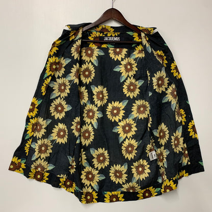 【中古品】【メンズ】 JACQUEMUS ジャックムス SUN FLOWER OPEN COLLAR SS SHIRT サンフラワー オープンカラー 半袖シャツ 141-261003-as-09-izu サイズ：52 カラー：マルチカラー 万代Net店