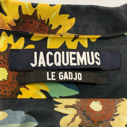 【中古品】【メンズ】 JACQUEMUS ジャックムス SUN FLOWER OPEN COLLAR SS SHIRT サンフラワー オープンカラー 半袖シャツ 141-261003-as-09-izu サイズ：52 カラー：マルチカラー 万代Net店