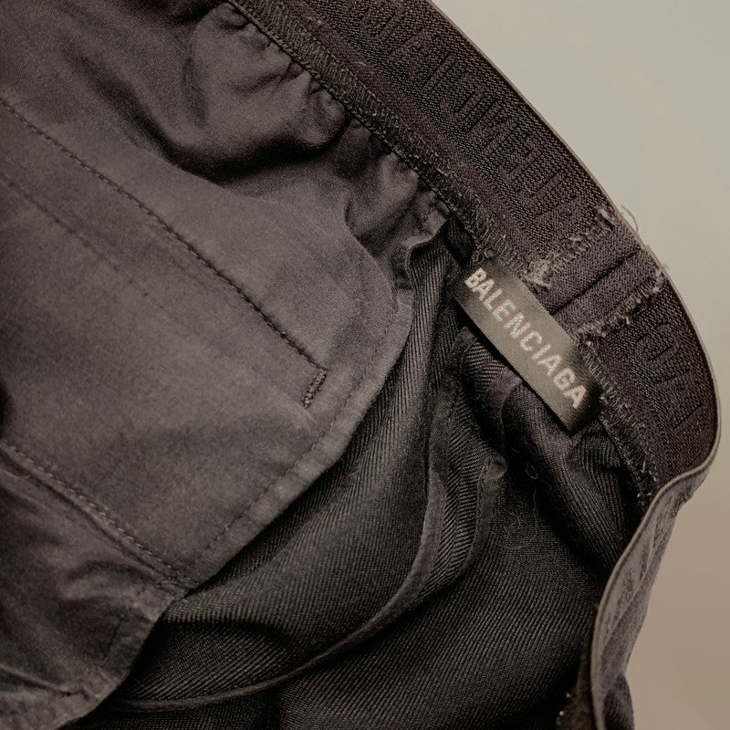 【中古品】【メンズ】 BALENCIAGA バレンシアガ 608972 EASY PANTS イージーパンツ ボトムス 152-261009-sm-05-izu サイズ：46 カラー：ブラック 万代Net店