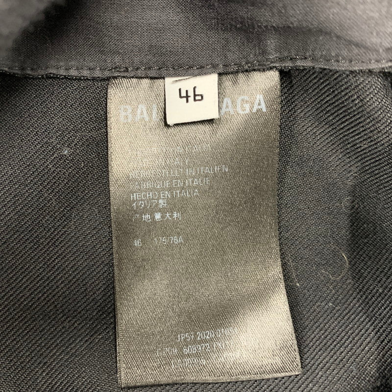 【中古品】【メンズ】 BALENCIAGA バレンシアガ 608972 EASY PANTS イージーパンツ ボトムス 152-261009-sm-05-izu サイズ：46 カラー：ブラック 万代Net店