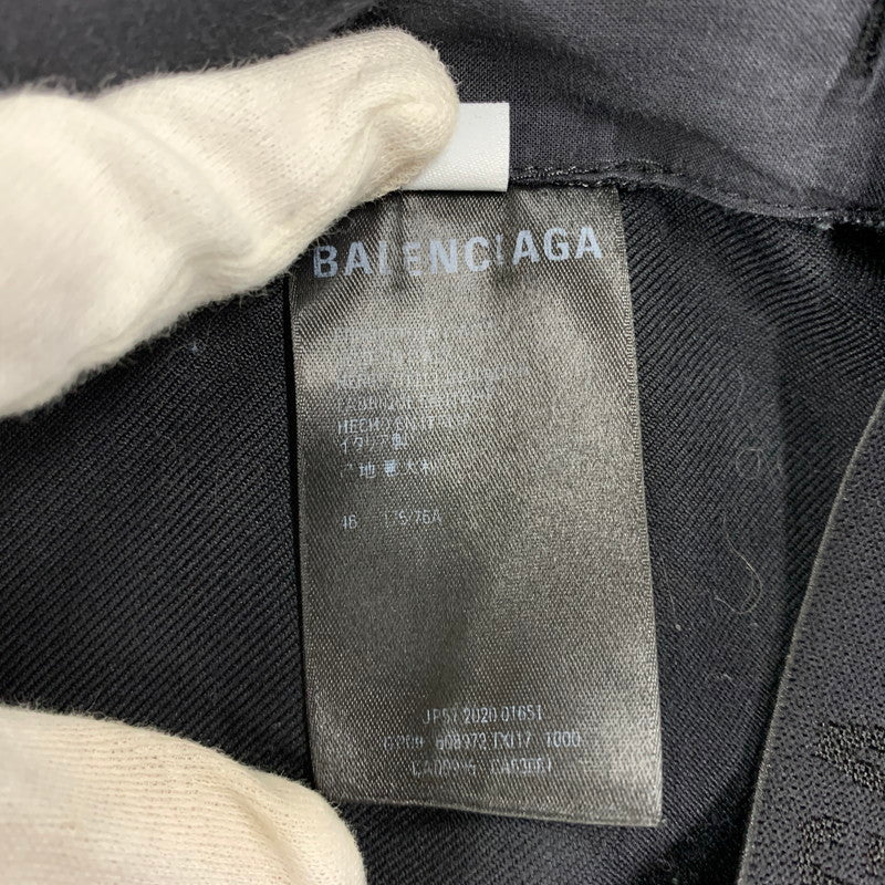 【中古品】【メンズ】 BALENCIAGA バレンシアガ 608972 EASY PANTS イージーパンツ ボトムス 152-261009-sm-05-izu サイズ：46 カラー：ブラック 万代Net店