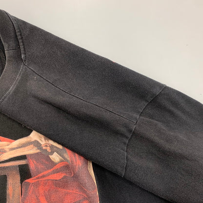 【中古品】【メンズ】 OFF-WHITE オフホワイト CARAVAGGIO S/S OVER TEE OMAA038R21JER003 カラヴァッジョ ショートスリーブ オーバー Tシャツ 半袖 142-261003-as-11-izu サイズ：S カラー：ブラック 万代Net店