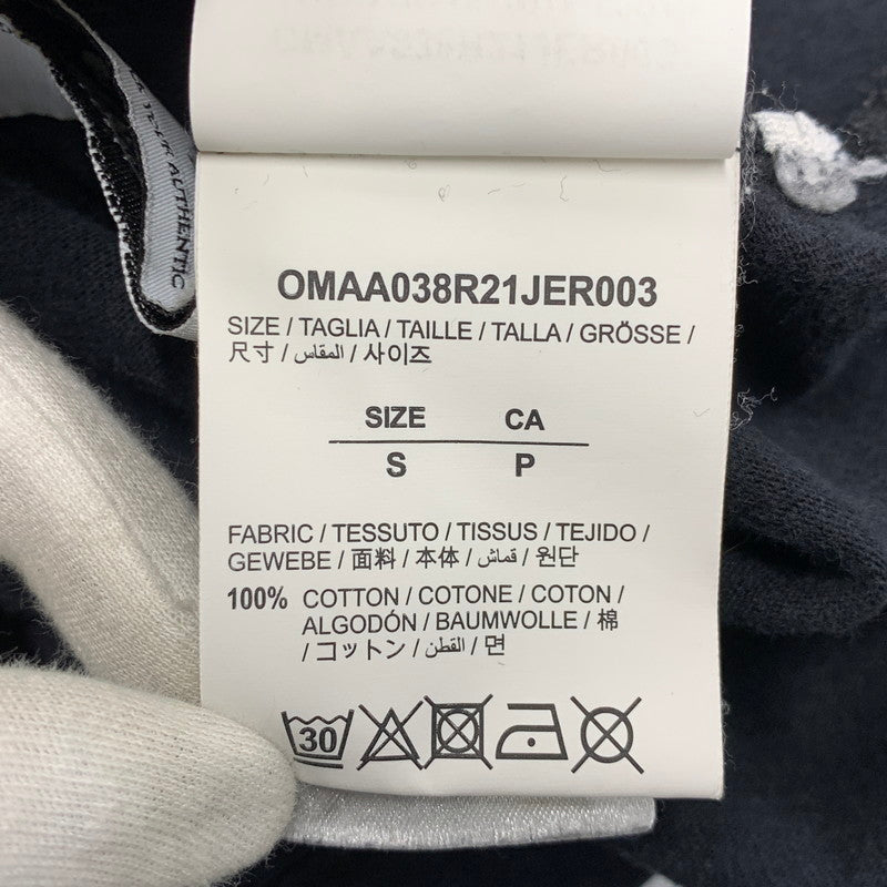 【中古品】【メンズ】 OFF-WHITE オフホワイト CARAVAGGIO S/S OVER TEE OMAA038R21JER003 カラヴァッジョ ショートスリーブ オーバー Tシャツ 半袖 142-261003-as-11-izu サイズ：S カラー：ブラック 万代Net店