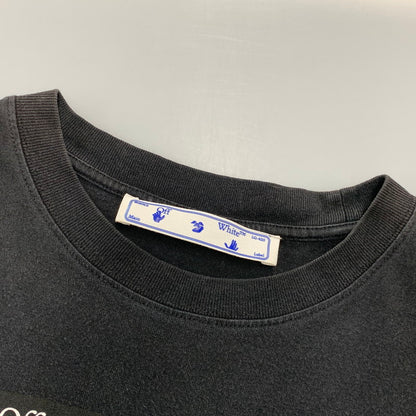 【中古品】【メンズ】 OFF-WHITE オフホワイト CARAVAGGIO S/S OVER TEE OMAA038R21JER003 カラヴァッジョ ショートスリーブ オーバー Tシャツ 半袖 142-261003-as-11-izu サイズ：S カラー：ブラック 万代Net店
