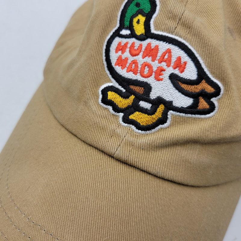 【中古品】【メンズ/レディース】 HUMAN MADE ヒューマンメード DUCK 6-PANEL CAP ダック 6パネル キャップ 帽子 185-261011-as-12-izu サイズ：F カラー：ベージュ系 万代Net店