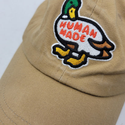 【中古品】【メンズ/レディース】 HUMAN MADE ヒューマンメード DUCK 6-PANEL CAP ダック 6パネル キャップ 帽子 185-261011-as-12-izu サイズ：F カラー：ベージュ系 万代Net店